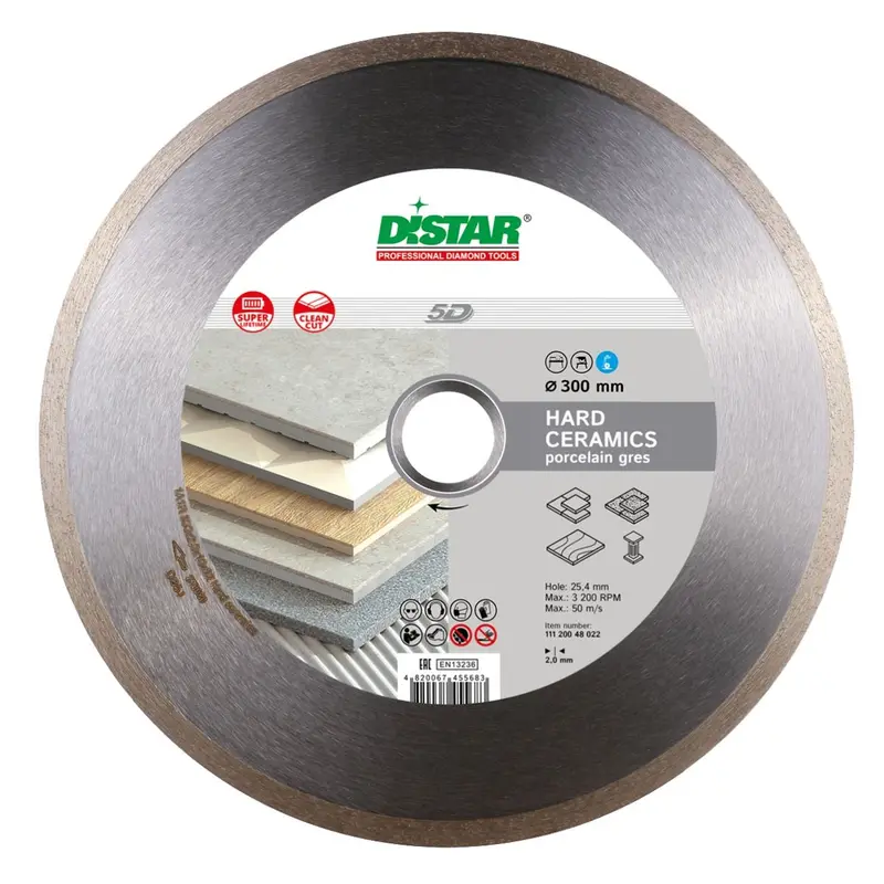 12" Diamond Blade For Hard Ceramics – 1A1R Single Unit 1