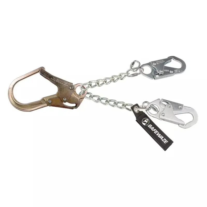 26-Inch Adjustable Chain Lanyard With Non-Swivel Rebar Hook 1