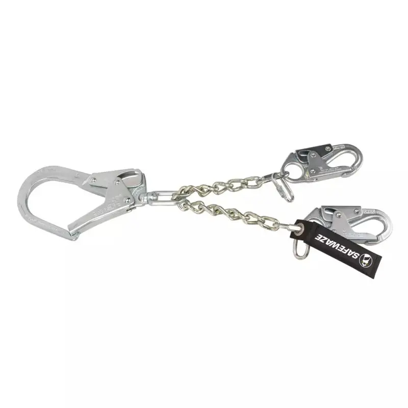 26-Inch Adjustable Chain Lanyard With Swivel Rebar Hook 1