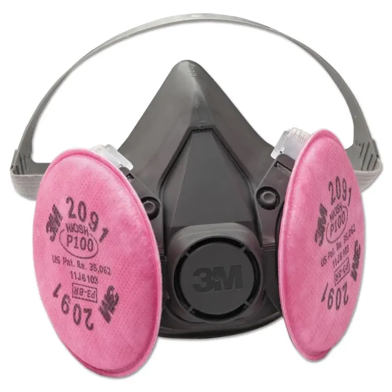 3M Half Facepiece Reusable Respirator – Compatible With 2091 Particulate Filters 1