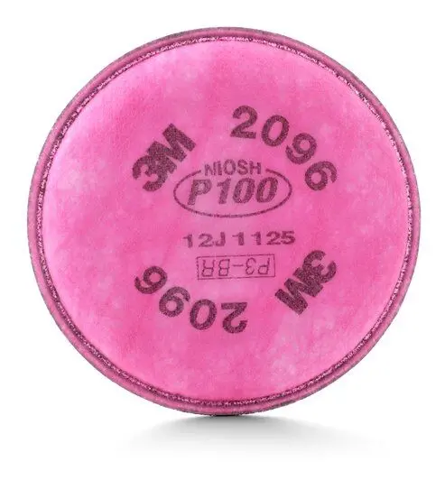 3M P100 Particulate Filter Cartridges – Acid Gas Relief, 2-Pack 1