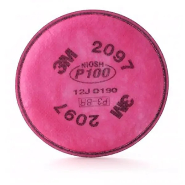3M P100 Particulate Filters With Organic Vapor Relief (2-Pack) 1