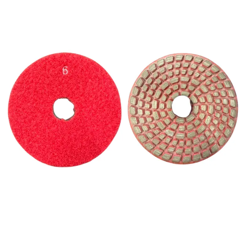4-Inch Metal-Bond Diamond Pads For Coarse Grinding 1