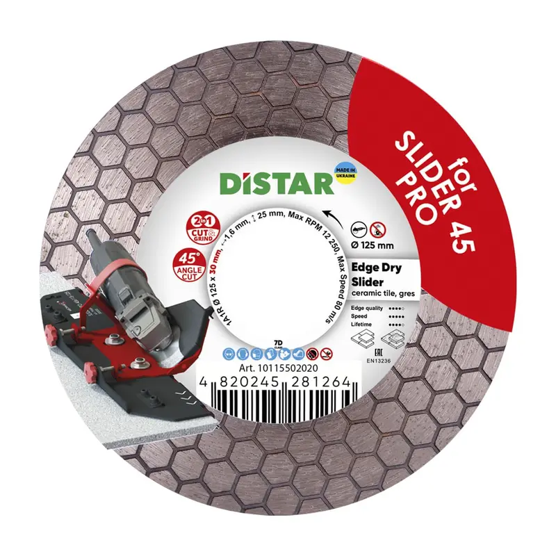5"×1" Dry-Cut Diamond Edge Slider Blade – 3-Piece Pack 1