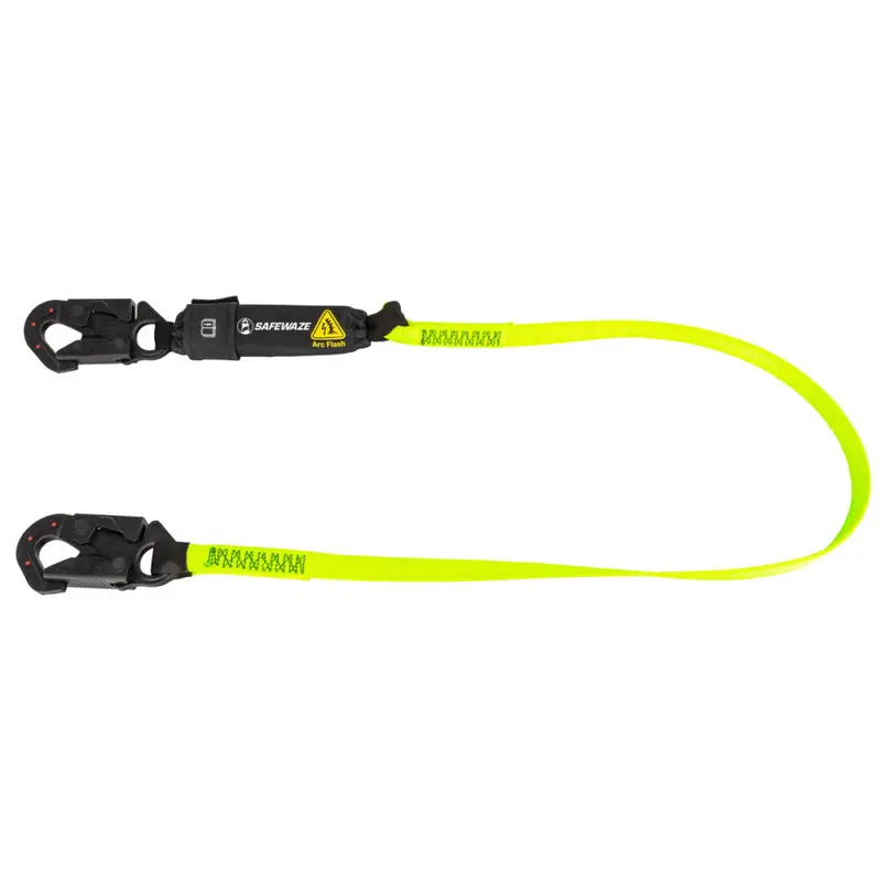 6-Foot Arc Flash Energy Absorbing Lanyard With Dielectric Snap Hook 1