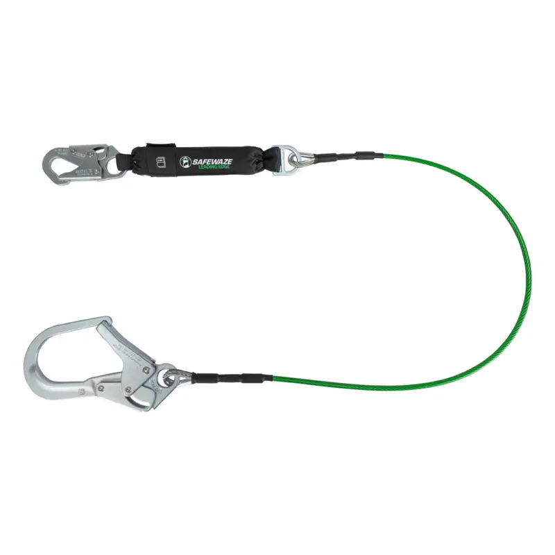 6-Foot Leading Edge Energy Absorbing Lanyard With Rebar Hook Attachment 1