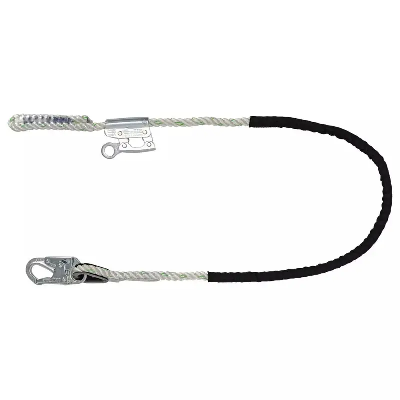 6-Foot Rope Positioning Lanyard With Rope Ascender And Snap Hook 1