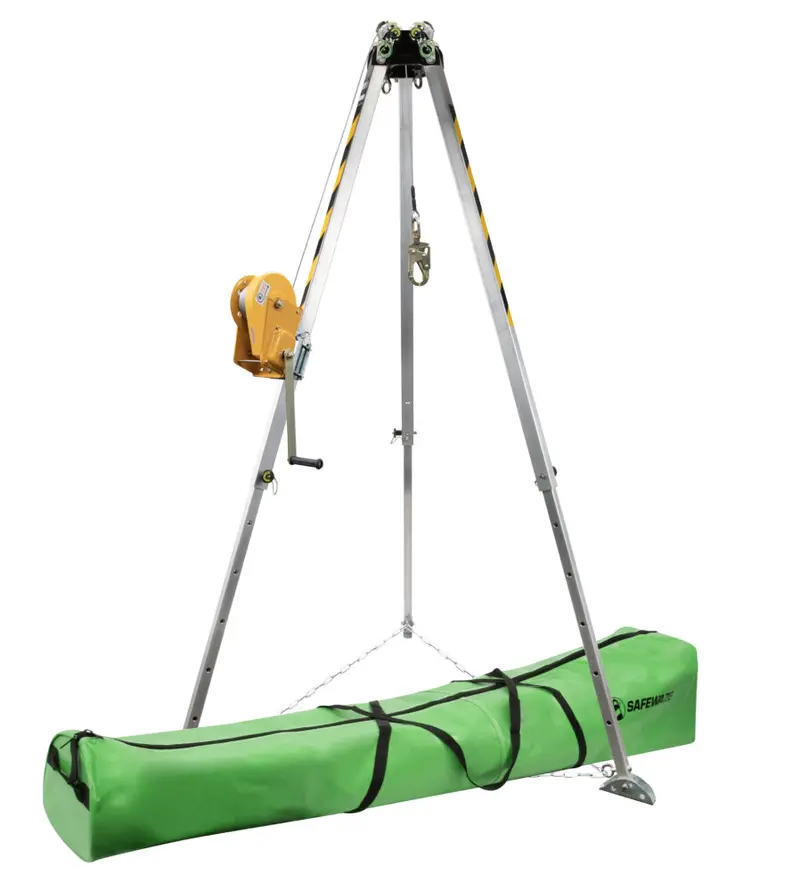 7-Foot Adjustable Tripod Kit With 65-Foot Material Winch 1