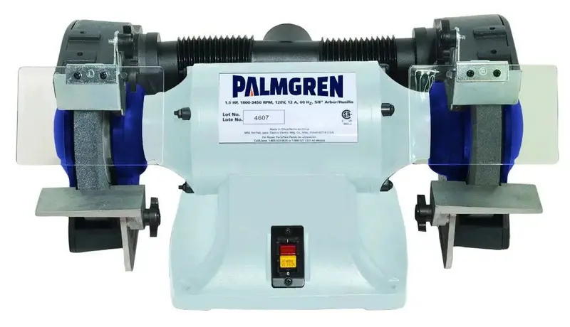 8-Inch Three-Phase Bench Grinder With Dust Collection 1
