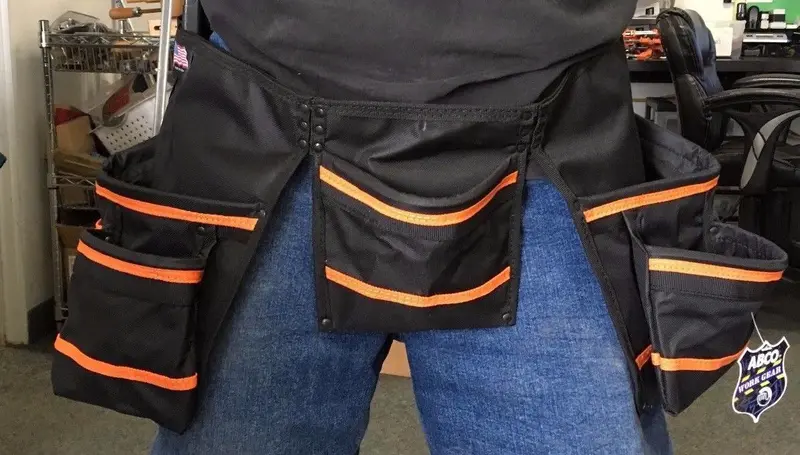 Abco 9108-6 Heavy-Duty 11-Pocket Contractor & Carpenter Tool Belt 1