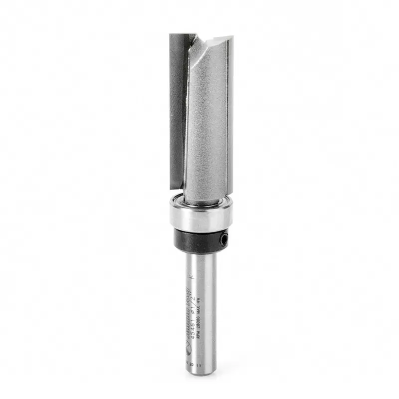 Amana 45461 Flush Trim Plunge Router Bit – 3/8" Shank, Heavy-Duty Cutting 1