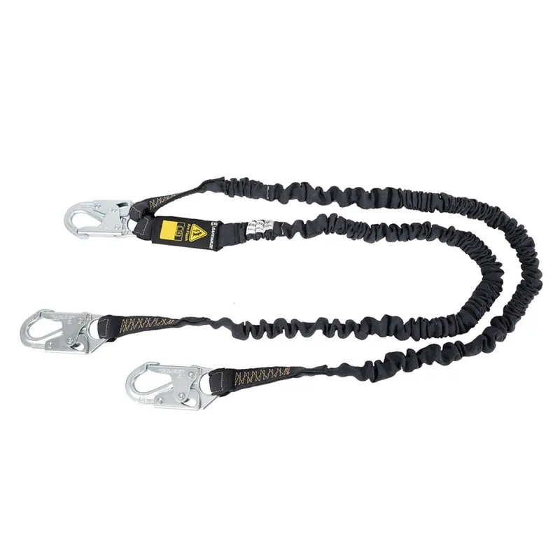 Arc-Flash-Rated 6-Foot Dual-Leg Internal Energy Absorber – Aramid, Snap Hooks 1