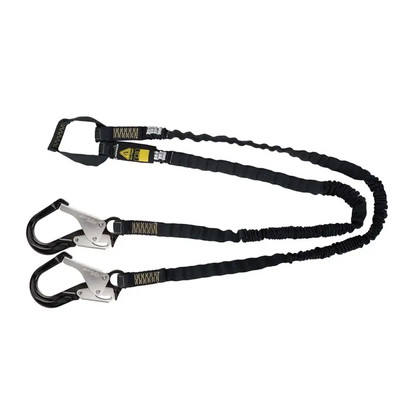 Arc-Flash-Rated 6-Foot Dual-Leg Internal Energy Absorber – Aramid, Soft Loop, Aluminum Rebar Hook 1