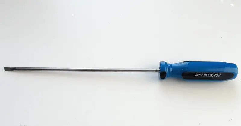 Armstrong 66-268 Cabinet Screwdriver: 3/16" Round Shank, 8-1/8" Blade – Usa-Made 1