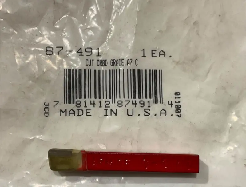 Armstrong 87-491 Carbide Cutting Blade — Grade A7, C4 Geometry, Made In Usa 1