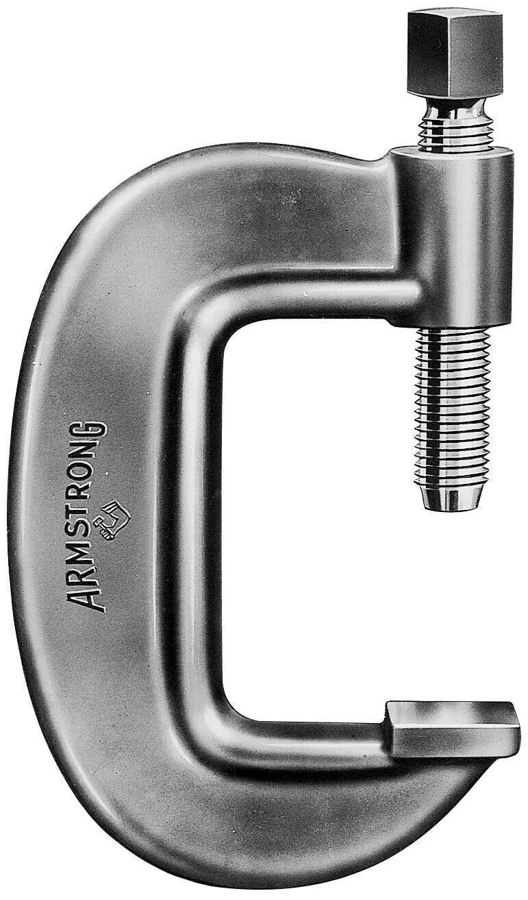 Armstrong Heavy-Duty Bridge C-Clamp – 6 To 10.5-Inch Adjustable Capacity, Made In Usa 1