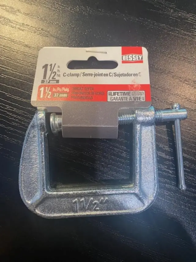 Bessey Cm15 Compact C-Clamp Featuring 1-1/2" Jaw Capacity 1