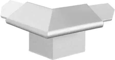 Bkae Aluminum Bracket – Anodized Silver Finish, Standard Profile 2
