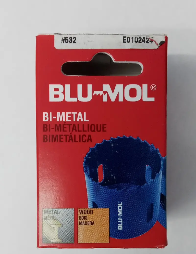 Blu-Mol 532 2" Bi-Metal Hole Saw – Versatile Wood And Metal Cutting Tool 1