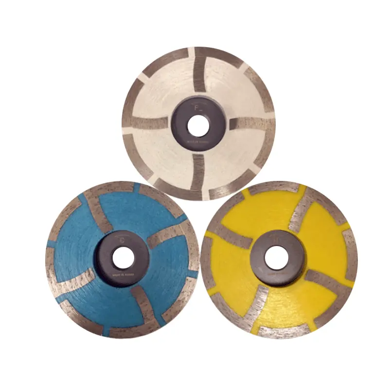 Boomerang-Style Resin Bond Diamond Cup Wheels 1