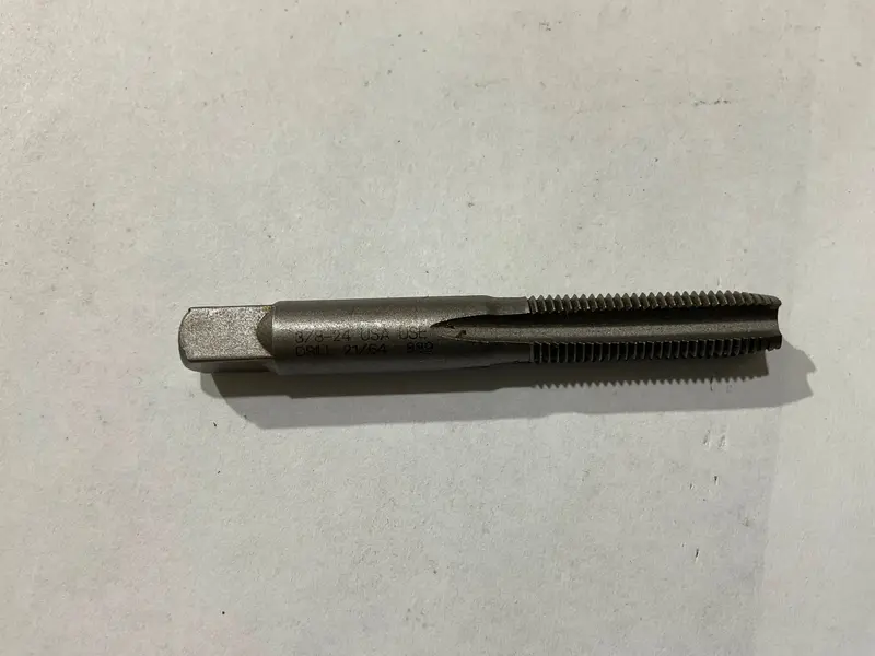 Bosch 3/8"-24 Unc Tap – Premium Grade 4308Pb Thread Cutting Tool For Steel Applications 1