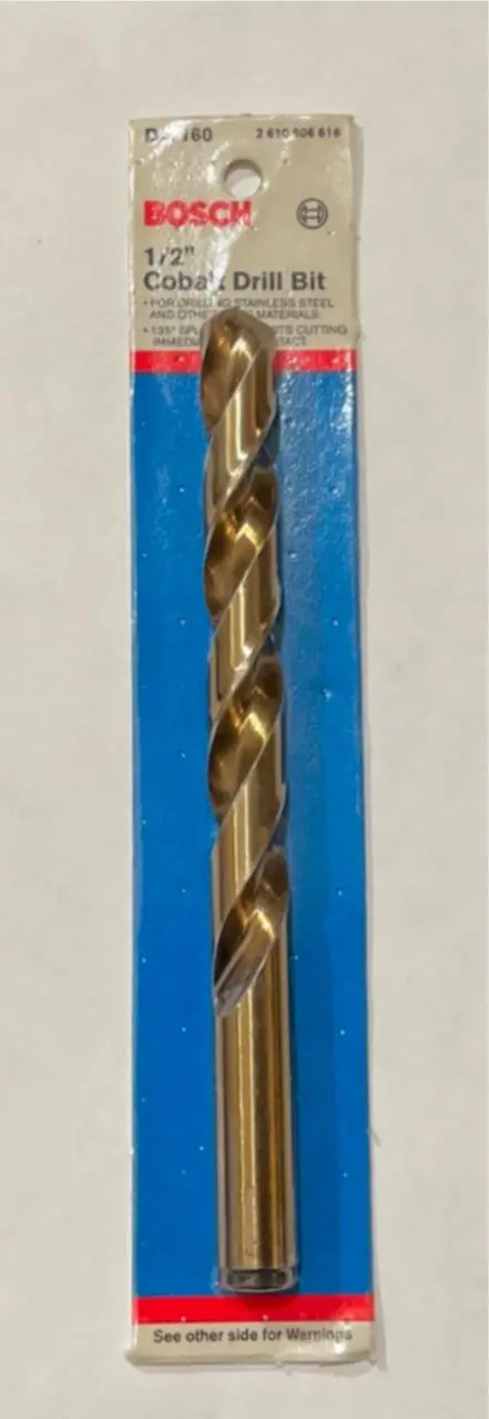 Bosch Dcj160 Cobalt Drill Bit – 1/2" Diameter × 6" Length, Usa-Made 1