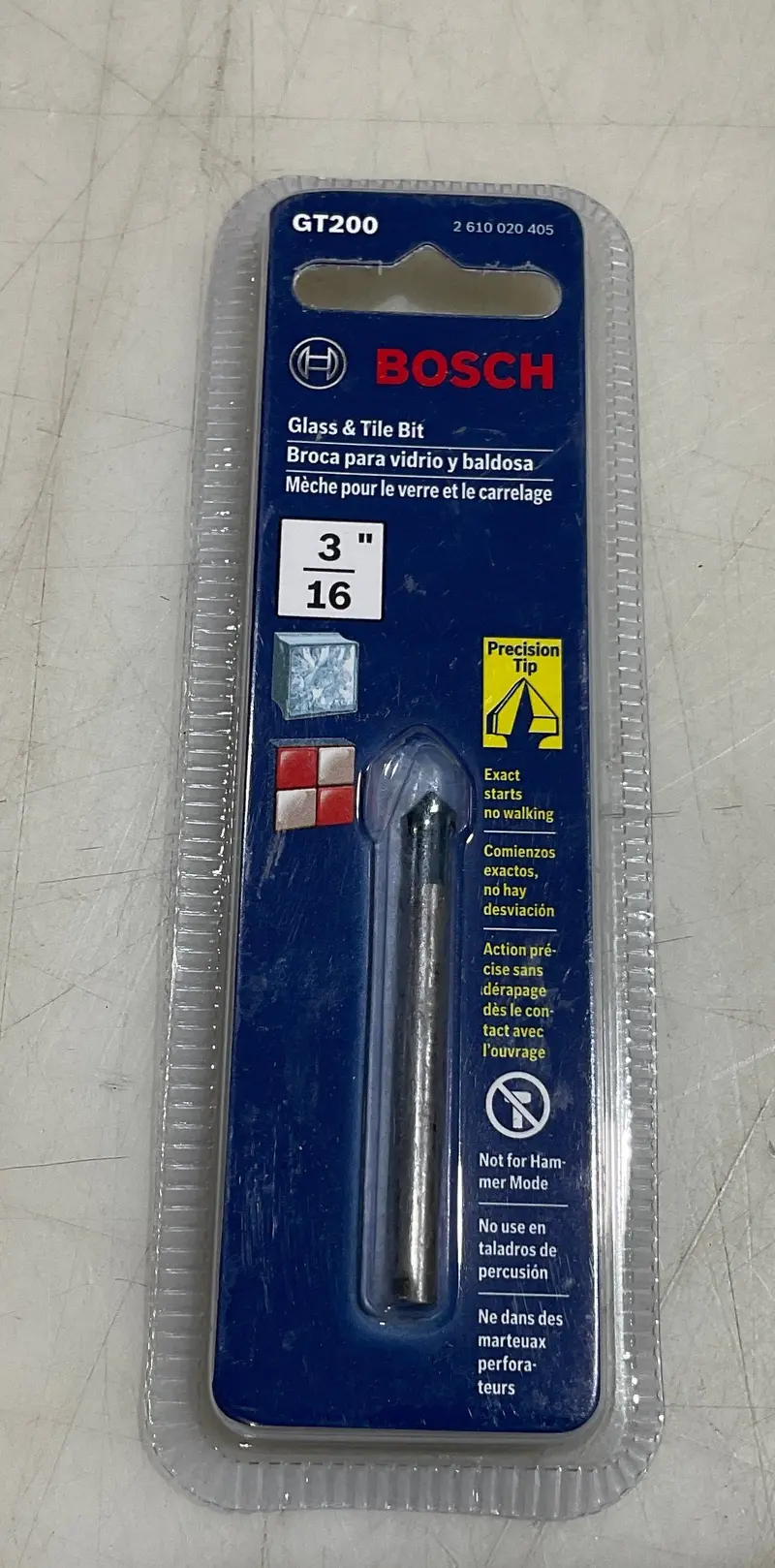 Bosch Gt200 3/16-Inch Glass And Tile Drilling Bit 1