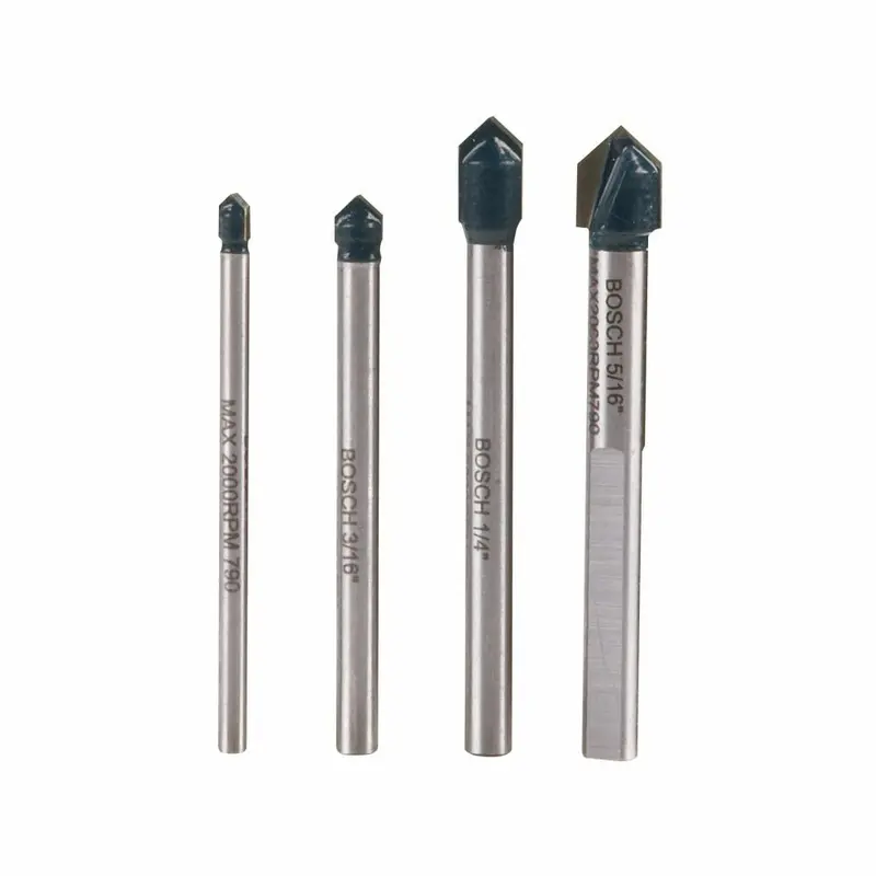 Bosch Gt2000 4-Piece Glass And Tile Drill Bit Set 1