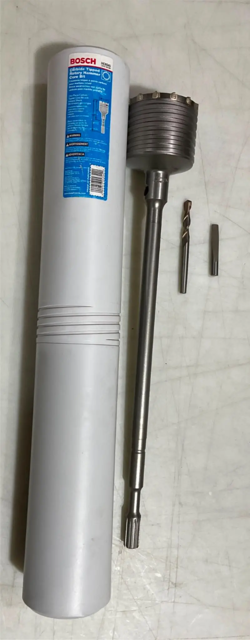 Bosch Hc8045 Carbide-Tipped Spline Shank Rotary Hammer Bit – 3-1/2" X 22" 1