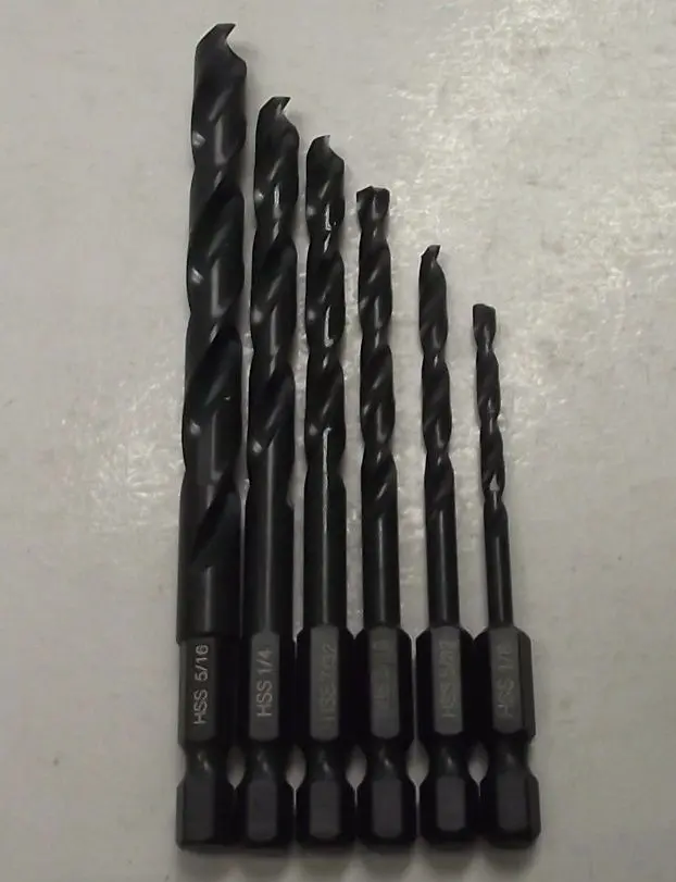 Bosch Impact Drill Bit Set – 6-Piece, 1/8" To 5/16", Heavy-Duty Carbide Tips 1
