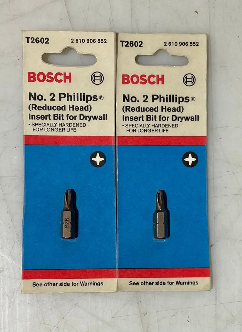 Bosch Phillips #2 Reduced-Head Insert Bit Set – 2-Pack, T2602 1