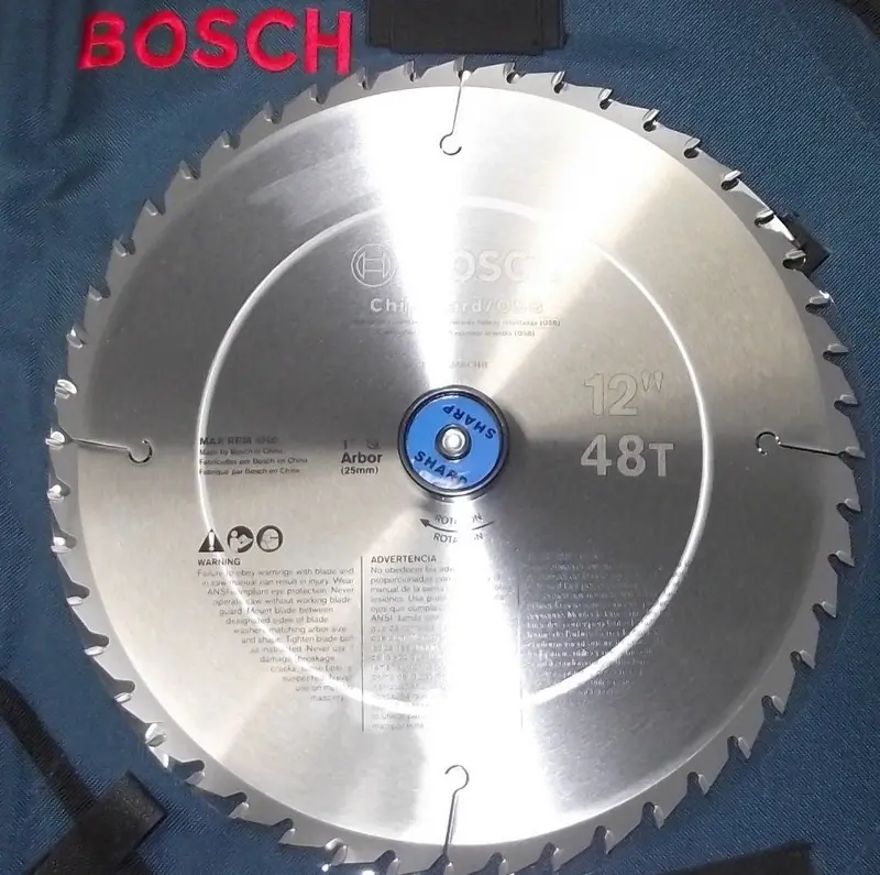 Bosch Pro1248Chb 12" 48-Tooth Tcg Carbide Circular Saw Blade 1