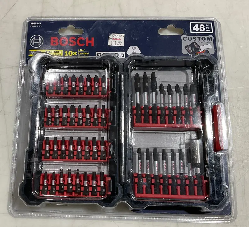 Bosch Sdms48 Xtended Torsion Zone Bit Set — 48-Piece, Enhanced Durability (#B13) 1
