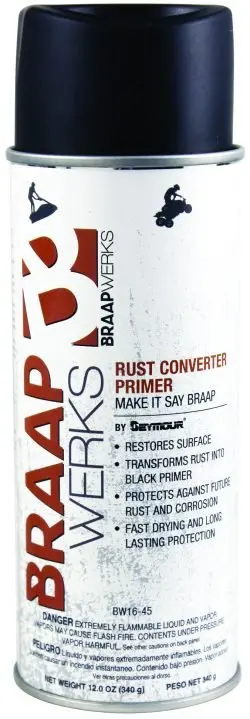 Braap Bw16-45 Rust Converter With Primer Function – 6-Unit Case 1