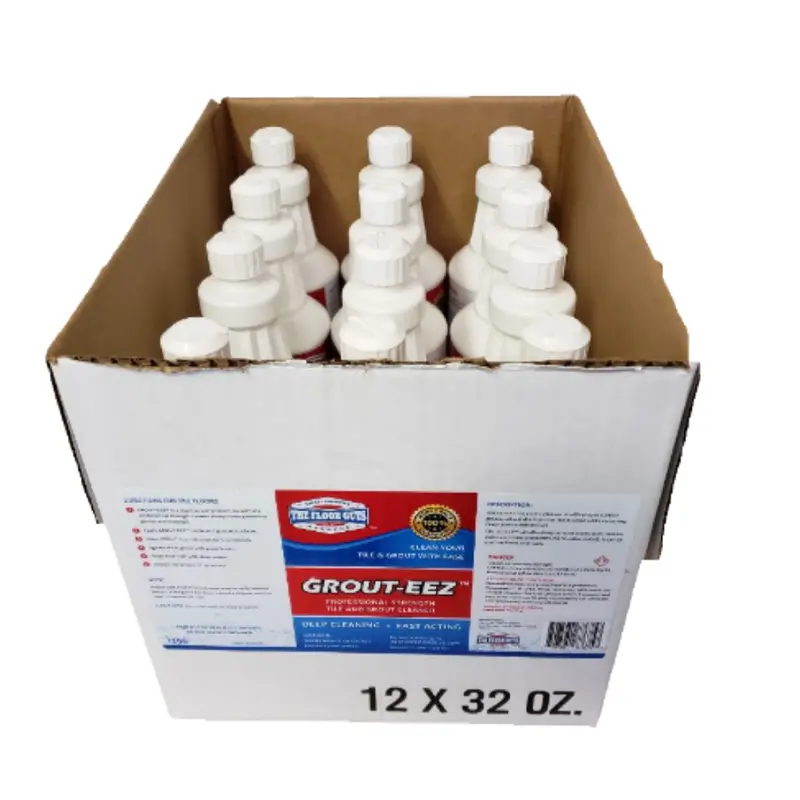 Bulk Grout-Eez Supply: 12 Quart Bottles + 2 Cleaning Brushes 1