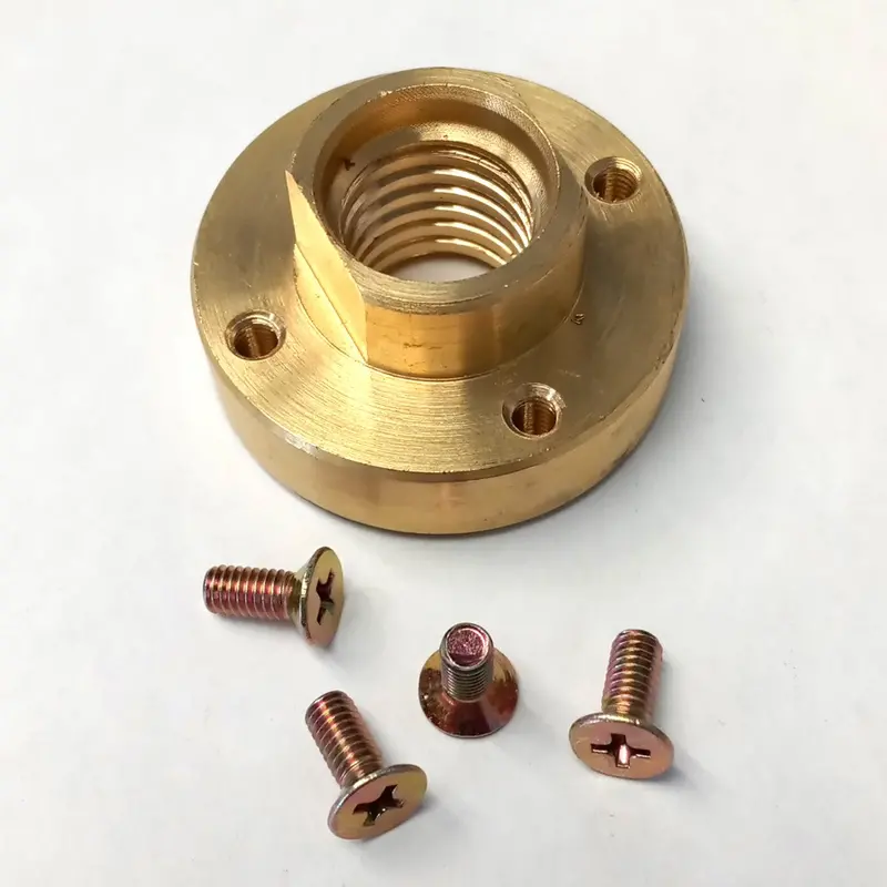 Caiman 14011 Brass Quad Arbor Adapter – 5/8"-11 To 7/8" Thread (Dtb2.Qa5811) 1
