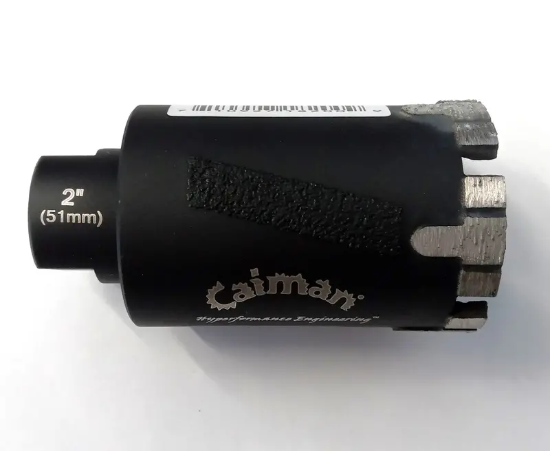 Caiman 2-Inch T-Seg Core Drill Bit With Diamond Segment 1