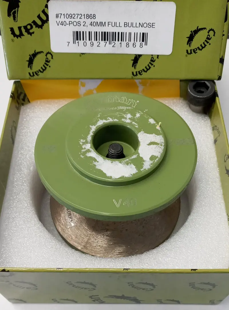 Caiman 40Mm Full Bullnose Diamond Profile Wheel – Shape B 1