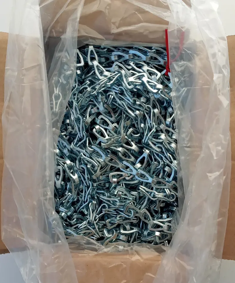 Campbell T0895024N #50 Zinc-Plated Steel Sash Chain – 100-Foot Roll 1