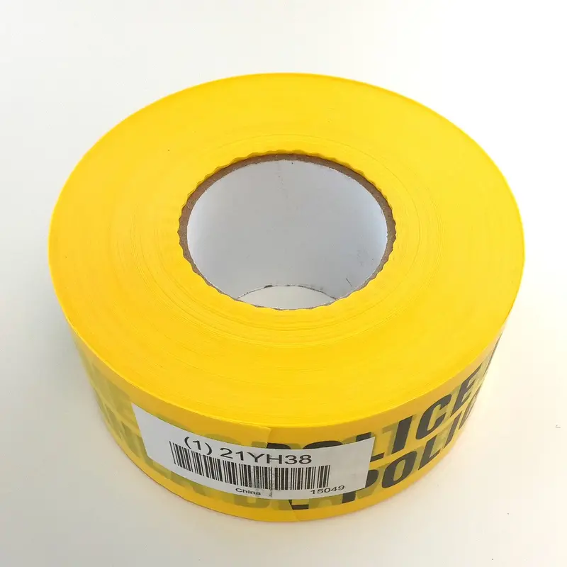 Ch Hanson Yellow Barricade Tape: 'Police Line Do Not Cross' – 3" X 1000 Ft 1