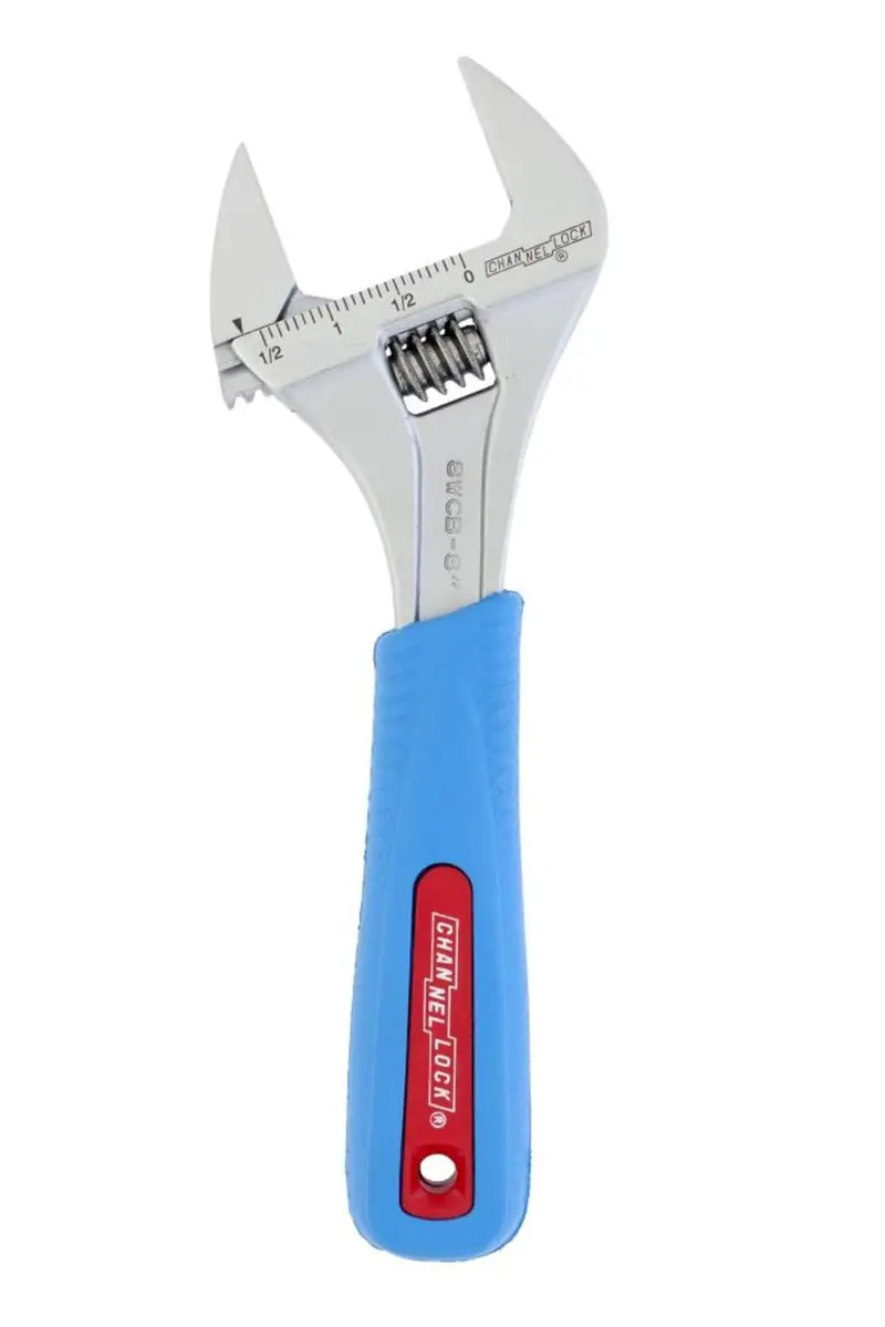 Channellock 8Swcb – 8-Inch Code Blue Wideazz Slim-Jaw Adjustable Wrench 1