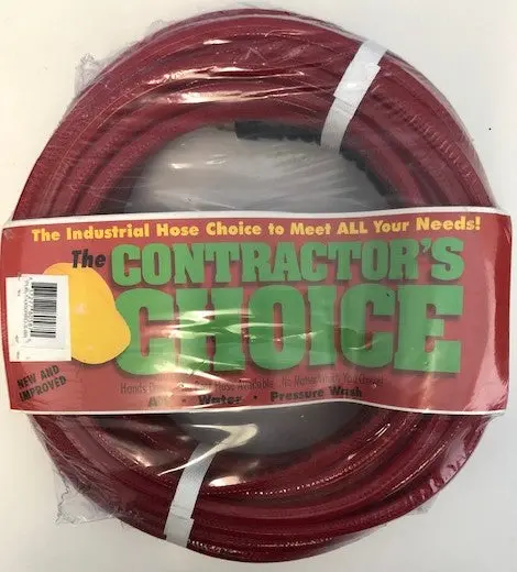 Contractor’S Choice Polyurethane Air Hose – 1/4" Id × 50 Ft, Kink-Resistant, Usa-Made 1