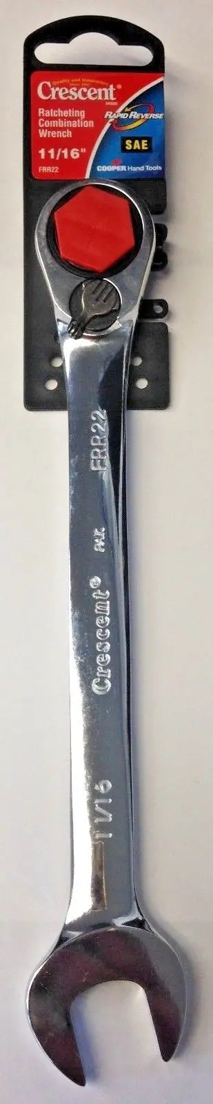 Crescent 11/16-Inch Ratcheting Combination Wrench – Sae, Reversible Head 1