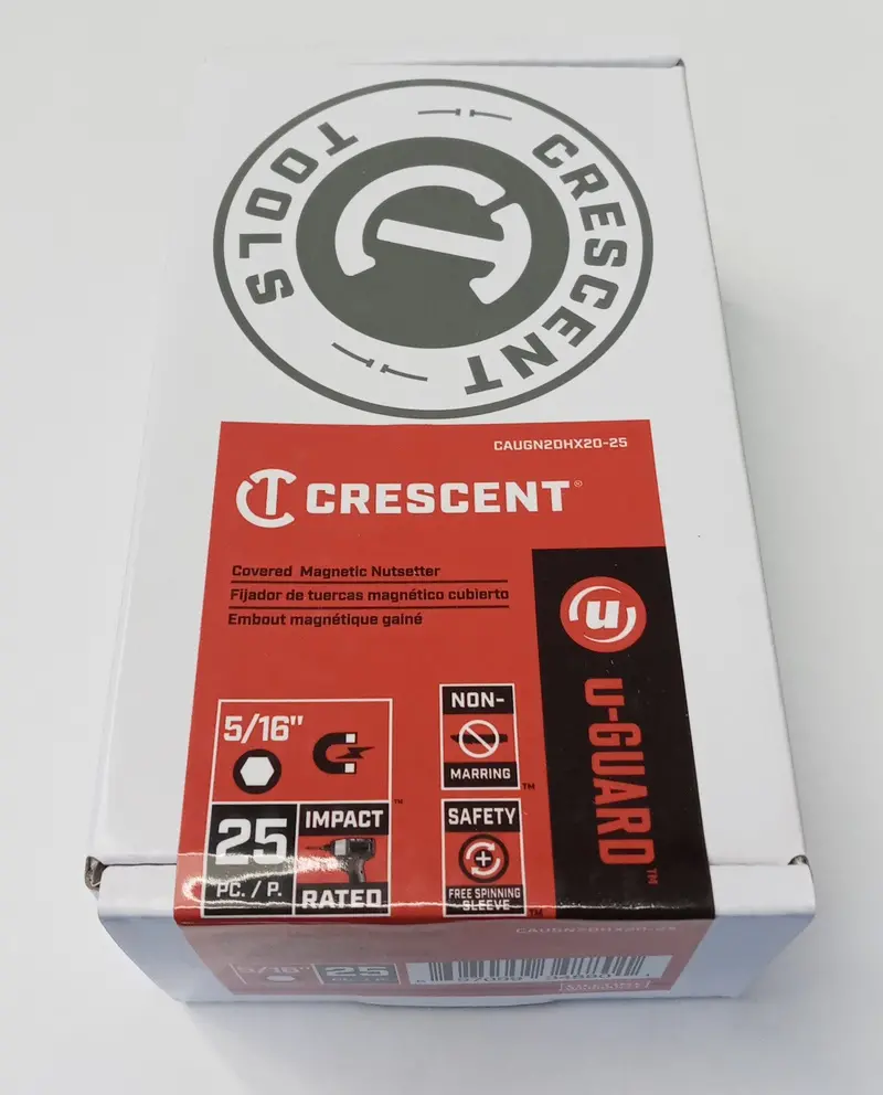 Crescent Caugn2Dhx20-25 25-Pack U-Guard 5/16" Magnetic Nut Setter 1