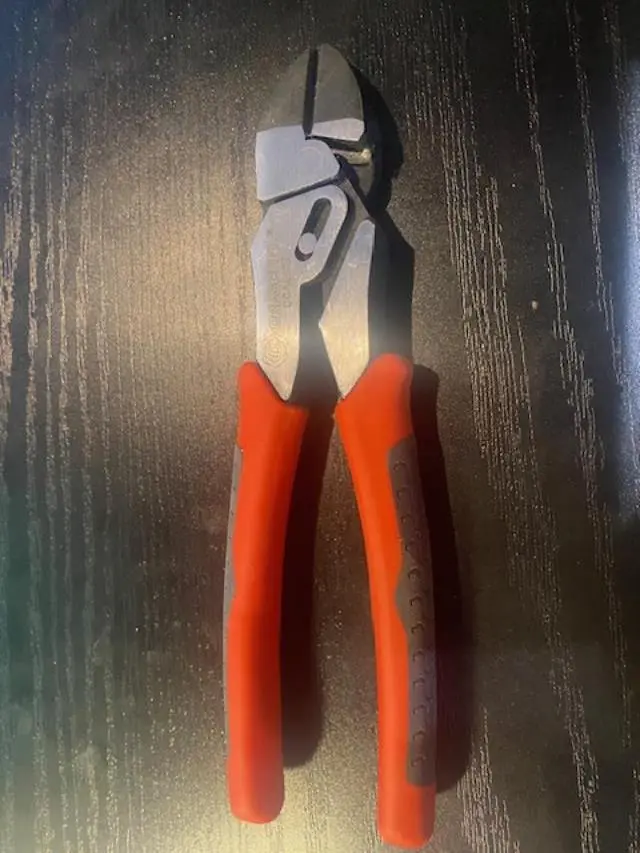 Crescent Cca5428 Compound-Action Diagonal Pliers – 8", Red/Gray, Bulk Pack 1