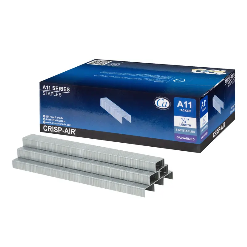 Crisp-Air 1/4-Inch Narrow Crown Staples (A11 Series) 1