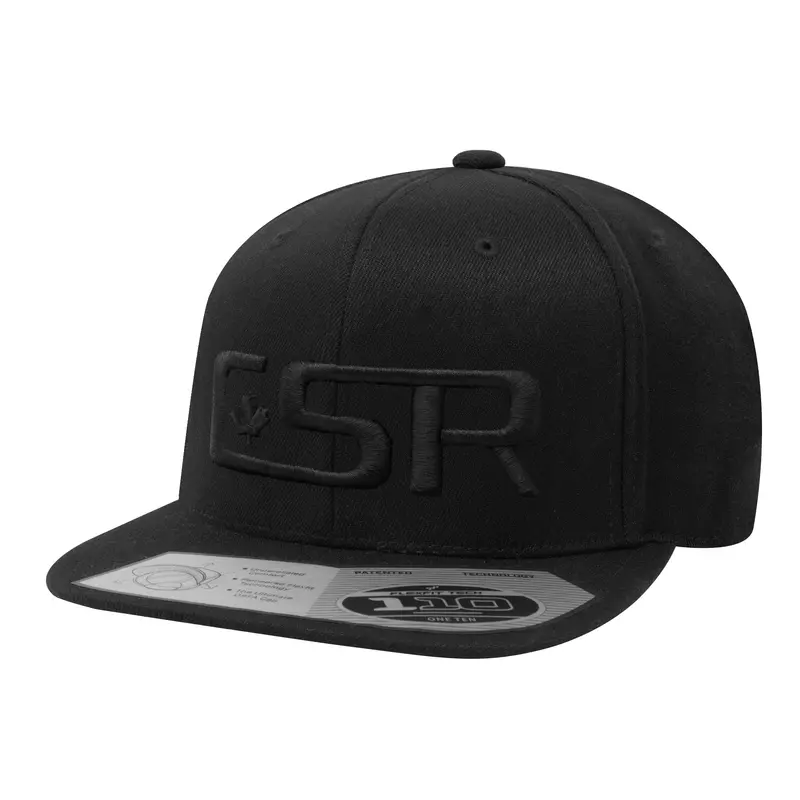 Csr Flexfit 110 Snapback Cap – Matte Black 1