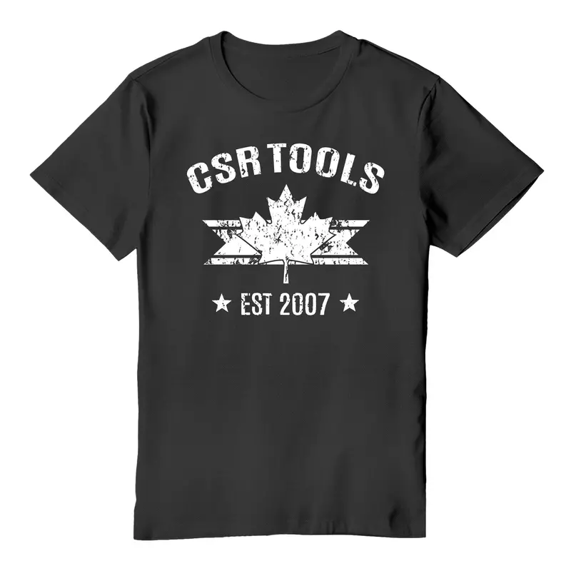 Csr Tools Vintage Charcoal Print T-Shirt 1
