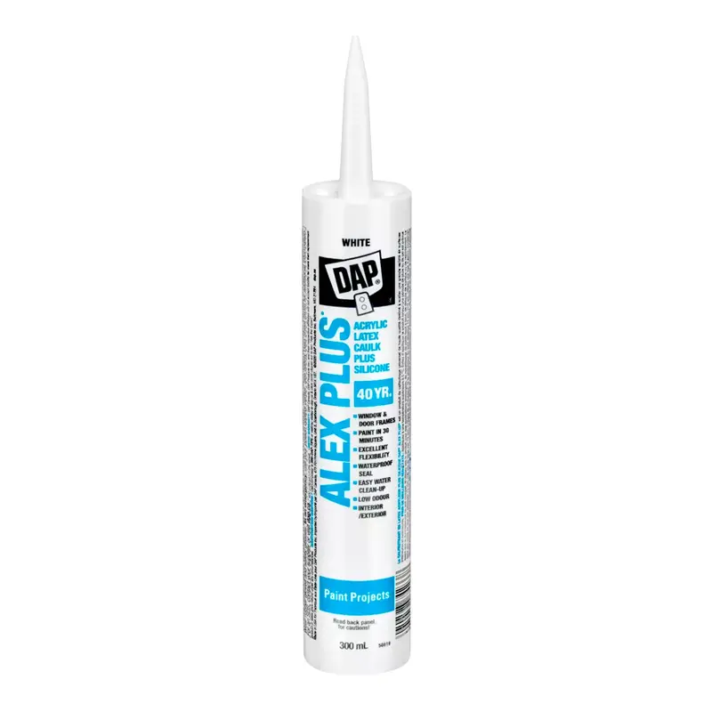 Dap Alex Plus All-Purpose Acrylic Latex Caulk With Silicone 1