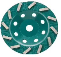 Dark Green Spiral Cup Wheels – Medium-Hard Bond For General Use 1